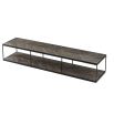 eichholtz brown rectangular coffee table 