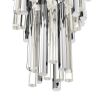Glamorous nickel droplet 4 tier chandelier