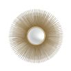 Eichholtz sunburst circular wall mirror in a gold finish