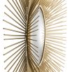 Eichholtz sunburst circular wall mirror in a gold finish