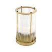A luxurious hurricane by Eichholtz inspired by Art-Deco and classic designs with a contemporary twist and an antique brass finish 