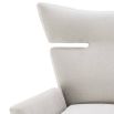 Eichholtz neutral-toned swivel armchair