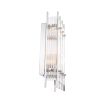 Beautiful Art Deco inspired wall lamp in a nickel finish