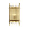 Gorgeous art deco inspired wall lamp in a gold finish.