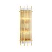 Gorgeous gold wall lamp with an art deco design