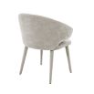 Luxurious Eichholtz neutral toned dining chair with armrests 