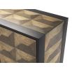 Brown oak veneer dresser/sideboard