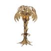 Glamorous statement palm table lamp