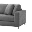 An elegant modern grey lounge sofa 