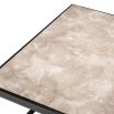 La Quinta Side Table - Beige Marble