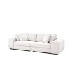 Striking large sofa with sumptuous scatter cushions and luxury upholstery