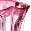 small pink hand-blown glass vase