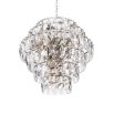 A breathtakingly glamorous chandelier by Eichholtz featuring a sparking crystal glass design that will enrich your interior with everlasting luxury 