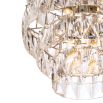 A breathtakingly glamorous chandelier by Eichholtz featuring a sparking crystal glass design that will enrich your interior with everlasting luxury 