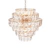 A breathtakingly glamorous chandelier by Eichholtz featuring a sparking crystal glass design that will enrich your interior with everlasting luxury 