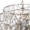 A breathtakingly glamorous chandelier by Eichholtz featuring a sparking crystal glass design that will enrich your interior with everlasting luxury 