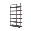 A luxurious charcoal grey and bronze display cabinet 