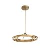A luxurious antique brass chandelier by eichholtz