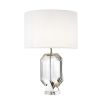 Eichholtz luxury glass table lamp with white shade