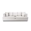 Luxurious Eichholtz deep seated sofa in white fabric