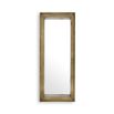 A grand luxurious antique brass dressing mirror