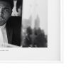 Black and white framed print of Muhammad Ali, 1963