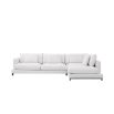 A luxurious white contemporary lounge sofa with scatter cushions