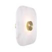 Eichholtz large square alabaster wall lamp with brass finish