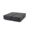 A chic and sophisticated set of 4 coffee tables in a charcoal grey finish