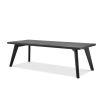 Luxurious Eichholtz black oak wooden dining table