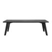 Luxurious Eichholtz black oak wooden dining table