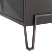 Contemporary charcoal brown oak veneer dresser by Eichholtz