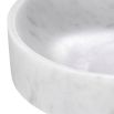 Luxury carrara white marble bowl 