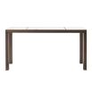 Luxury modern antique brass console table with white marble tabletop by Eichholtz