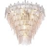 Glamorous Eichholtz chandelier with nickel finish