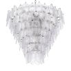Glamorous Eichholtz chandelier with nickel finish