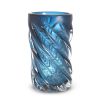 Luxurious Eichholtz hand blown blue glass vase