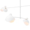 Luxury Eichholtz industrial modern white chandelier