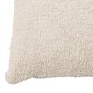 A luxurious sumptuous square cushion in brisbane cream