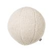 Luxurious fluffy cream-coloured pillow by Eichholtz
