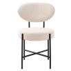 Vicq Dining Chair - Bouclé Cream - Set of 2