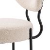 Vicq Dining Chair - Bouclé Cream - Set of 2