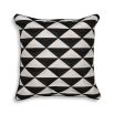 Eichholtz stylish monochrome patterned sqaure cushion