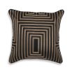 Luxury glamour Eichholtz black and gold cushion