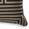 Luxurious Eichholtz gold and black patterned cushion