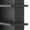A modern display cabinet from Eichholtz crafted from wood with a black finish 