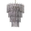 Luxurious tapered chandelier with brass finish by Eichholtz