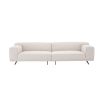 A gorgeous sofa by Eichholtz with a Pausa Natural upholstery, piping and curved black legs