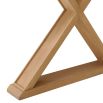 Natural oak veneer desk with three drawers