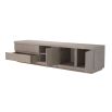 A contemporary washed oak veneer TV Cabinet by Eichholtz
